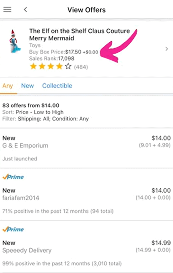 Amazon FBA hack: the buy box price may be higher
