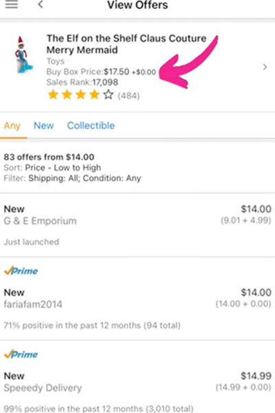 Amazon FBA hack: the buy box price may be higher